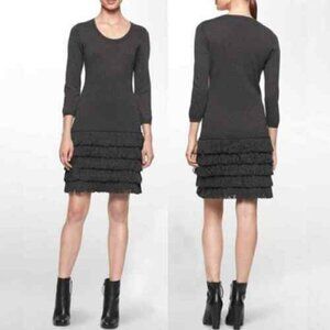 CALVIN KLEIN Cha Fringe Sweater Dress